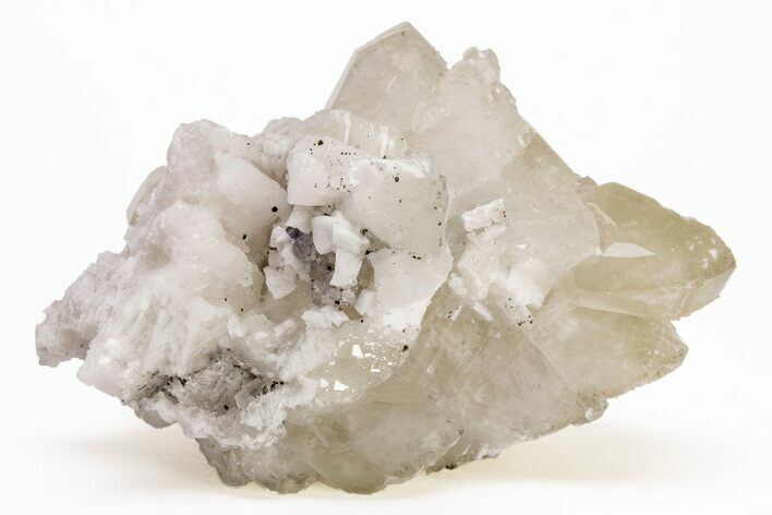 Calcite Crystal Cluster with Pyrite Inclusions - Spain #219070